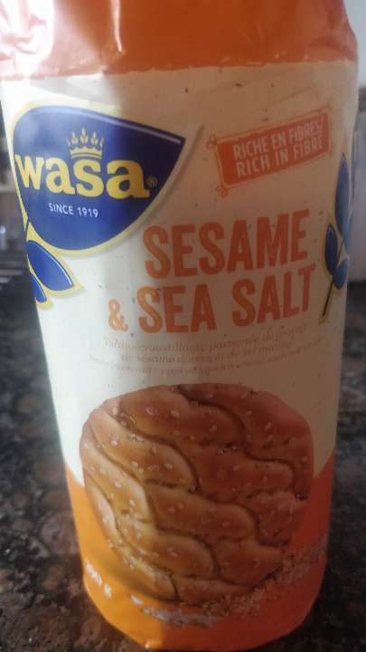 Pan wasa con sésamo Pan wasa con sésamo