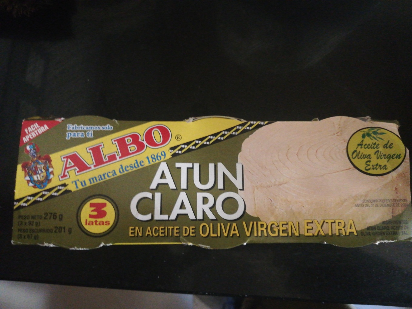 Atún claro en aceite de oliva virgen extra