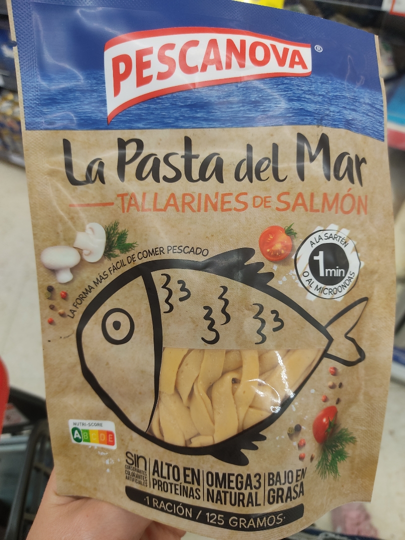 Tallarines de salmón Tallarines de salmón