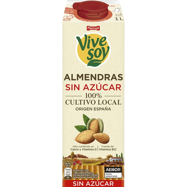 Bebida de Almendras Sin Azúcar