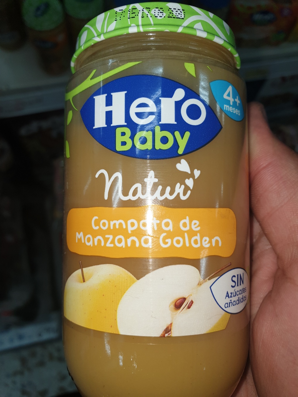 Compota de manzana golden