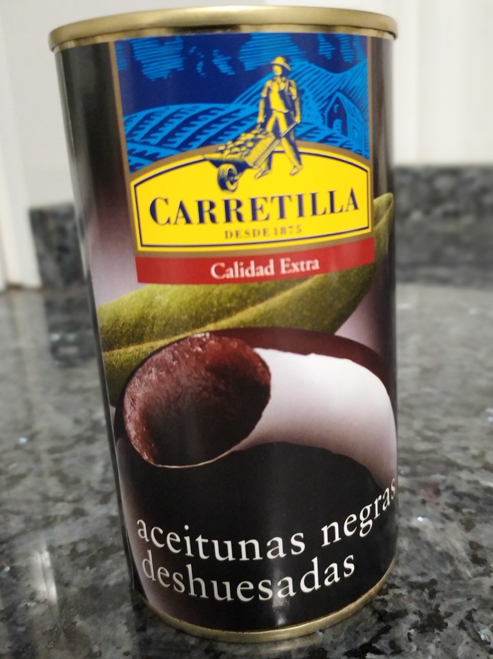 Aceitunas negras deshuesadas