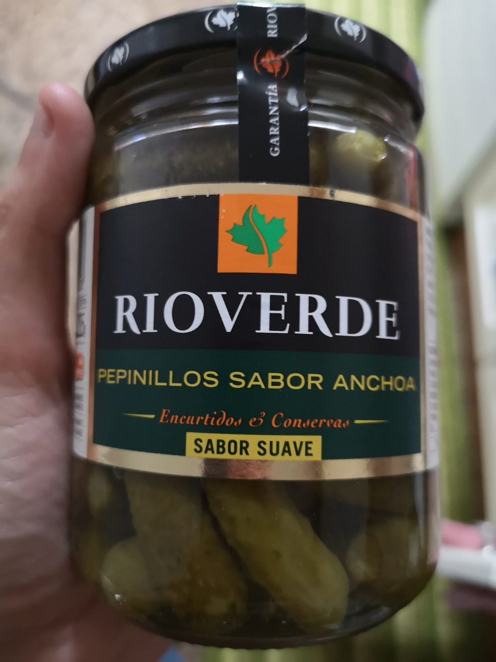 Pepinillos  sabor anchoa