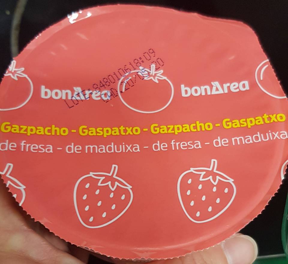 Gazpacho de fresa Gazpacho de fresa