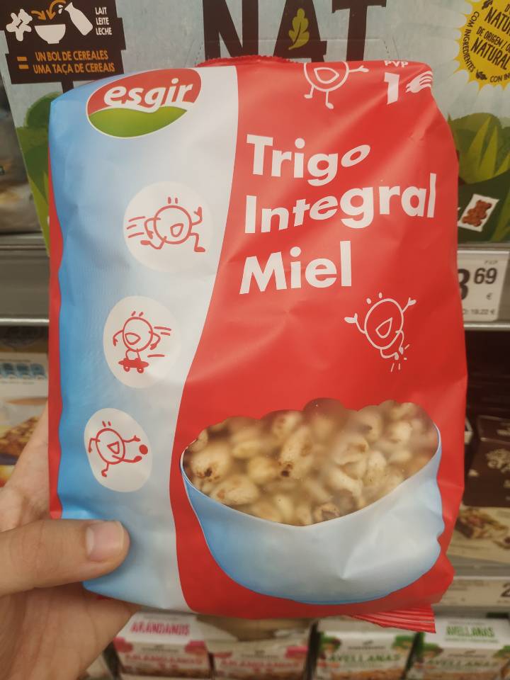 Trigo inflado con miel Trigo inflado con miel