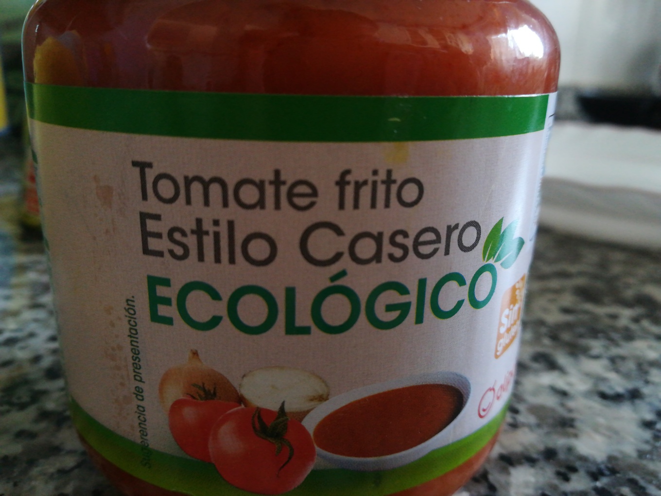 Tomate frito ecológico