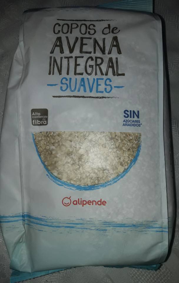 Copos de avena integral suaves