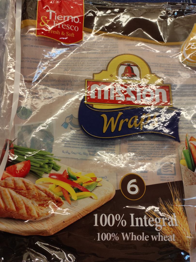 Tortillas integrales de trigo Tortillas integrales de trigo