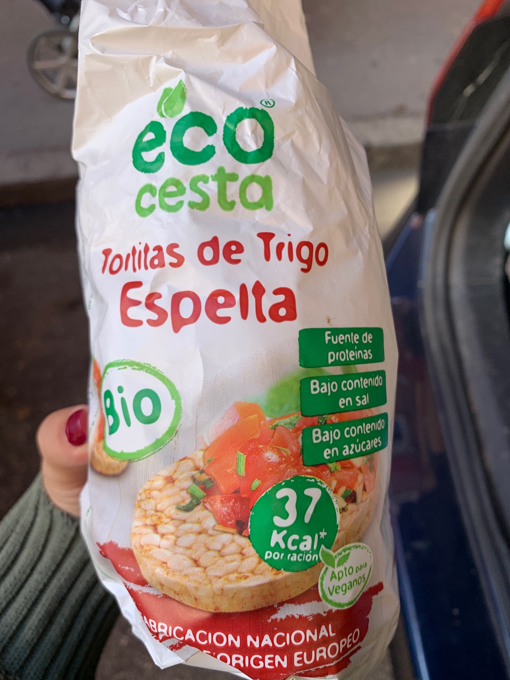 Tortitas de trigoespelta 