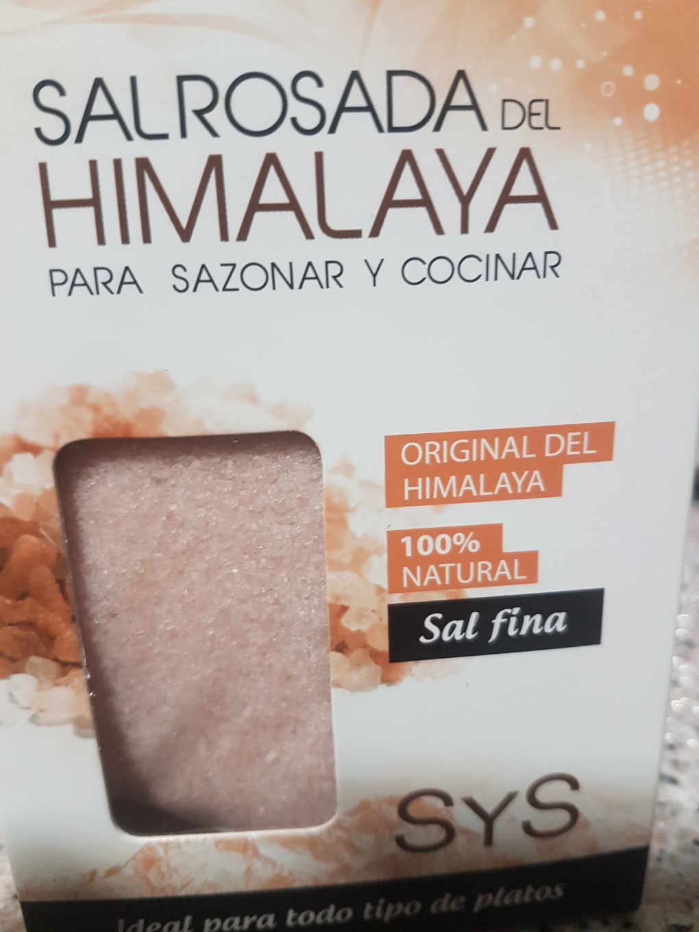 Sal rosada del himalaya