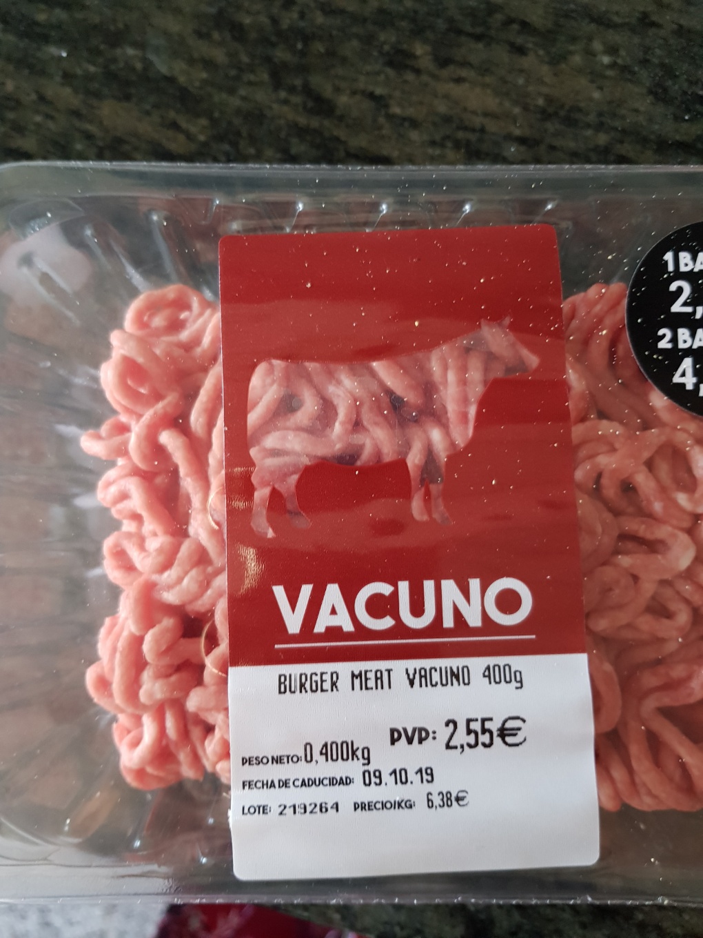 Carne picada de vacuno