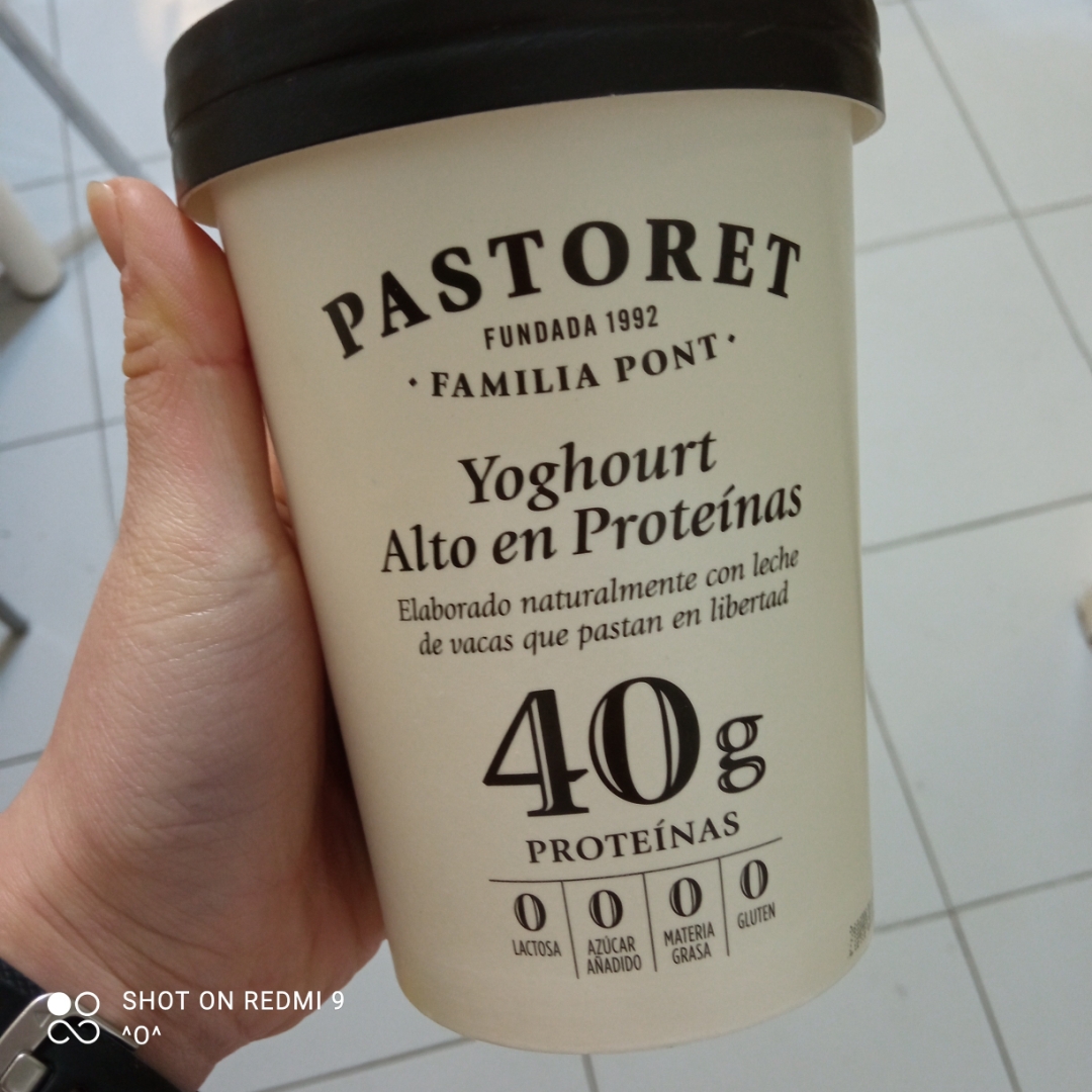 Yogur alto en proteínas