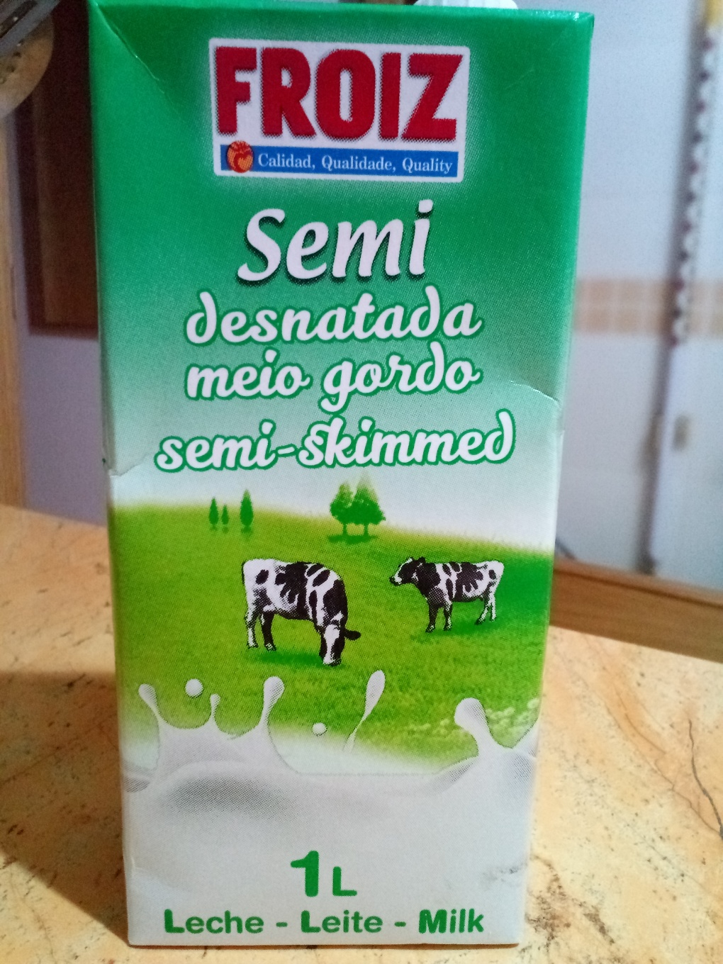 Leche semi desnatada