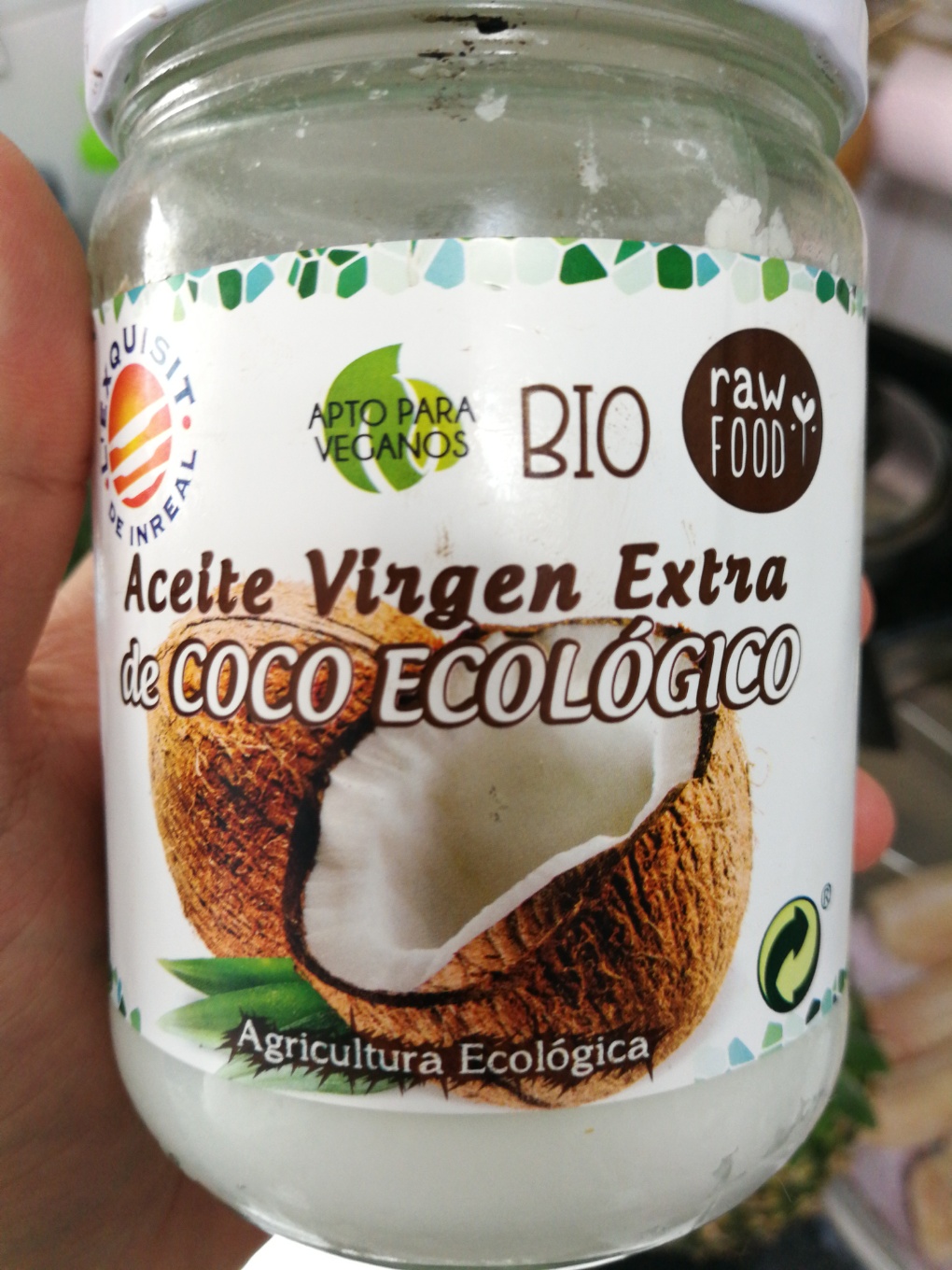 Aceite virgen extra de coco ecológico