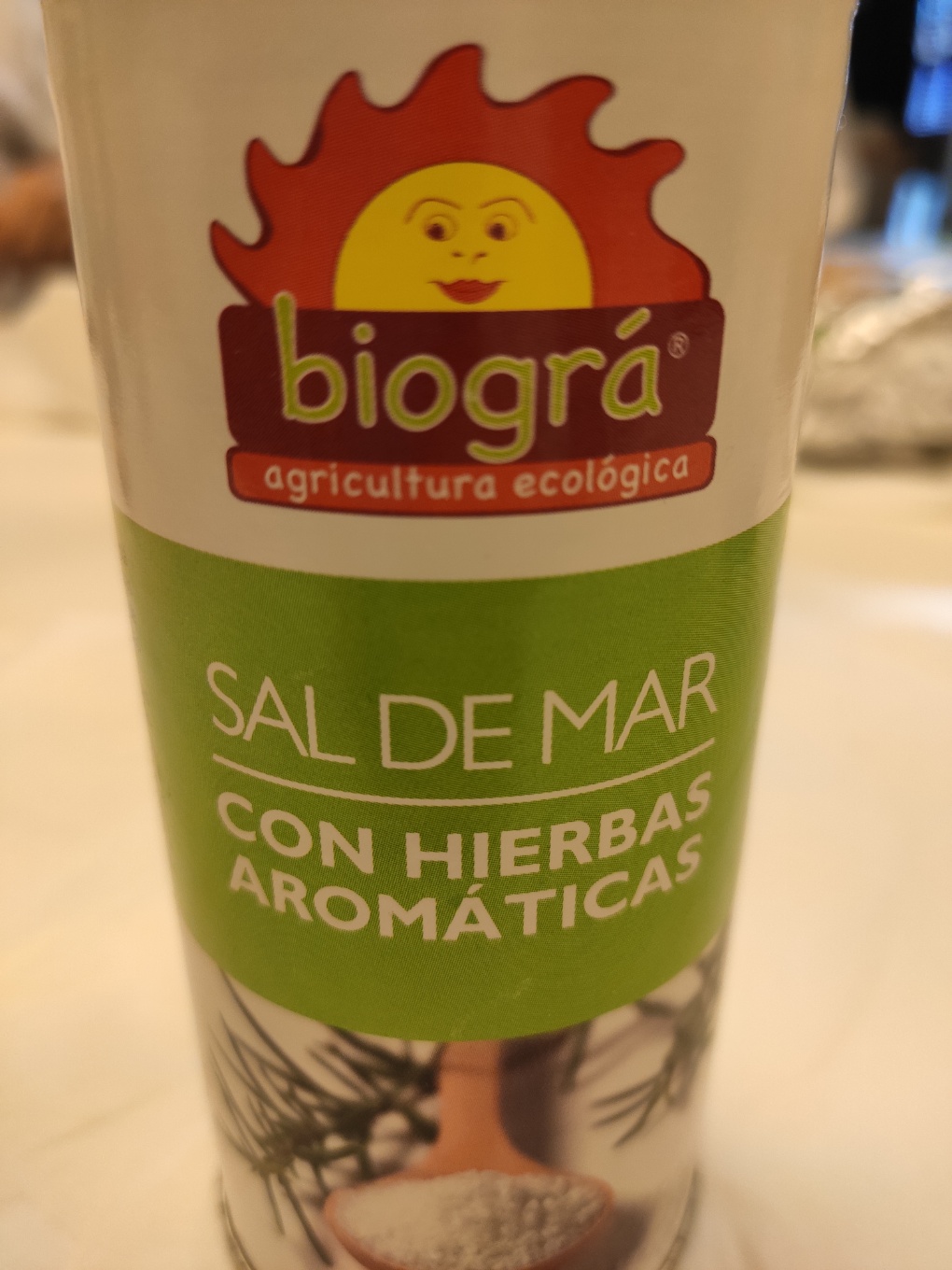 Sal de mar con hierbas aromáticas 