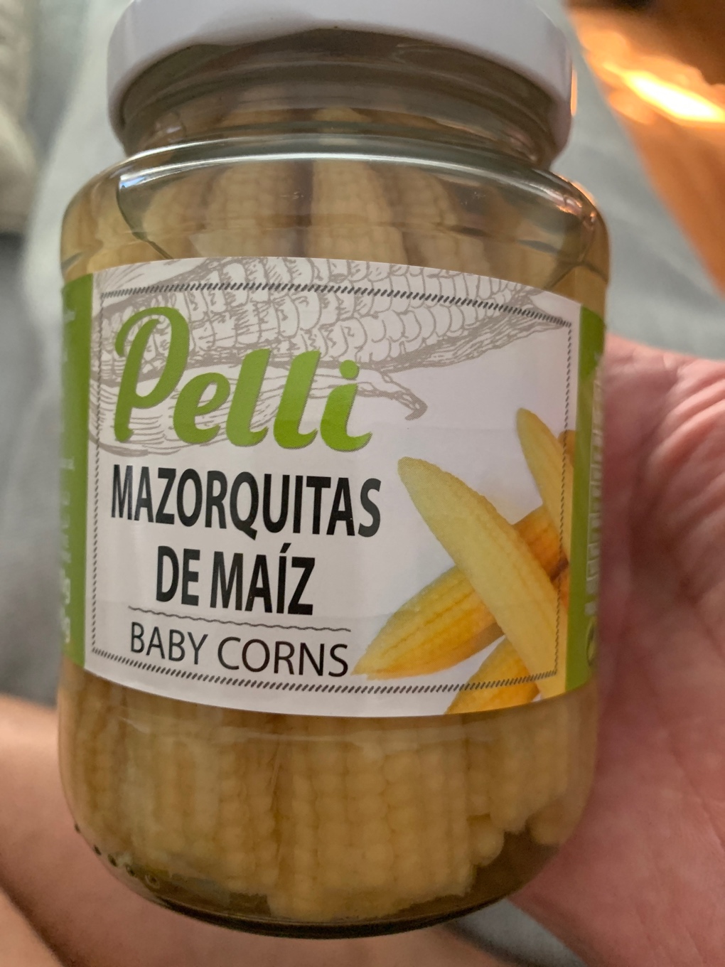 Mazorquitas de maíz