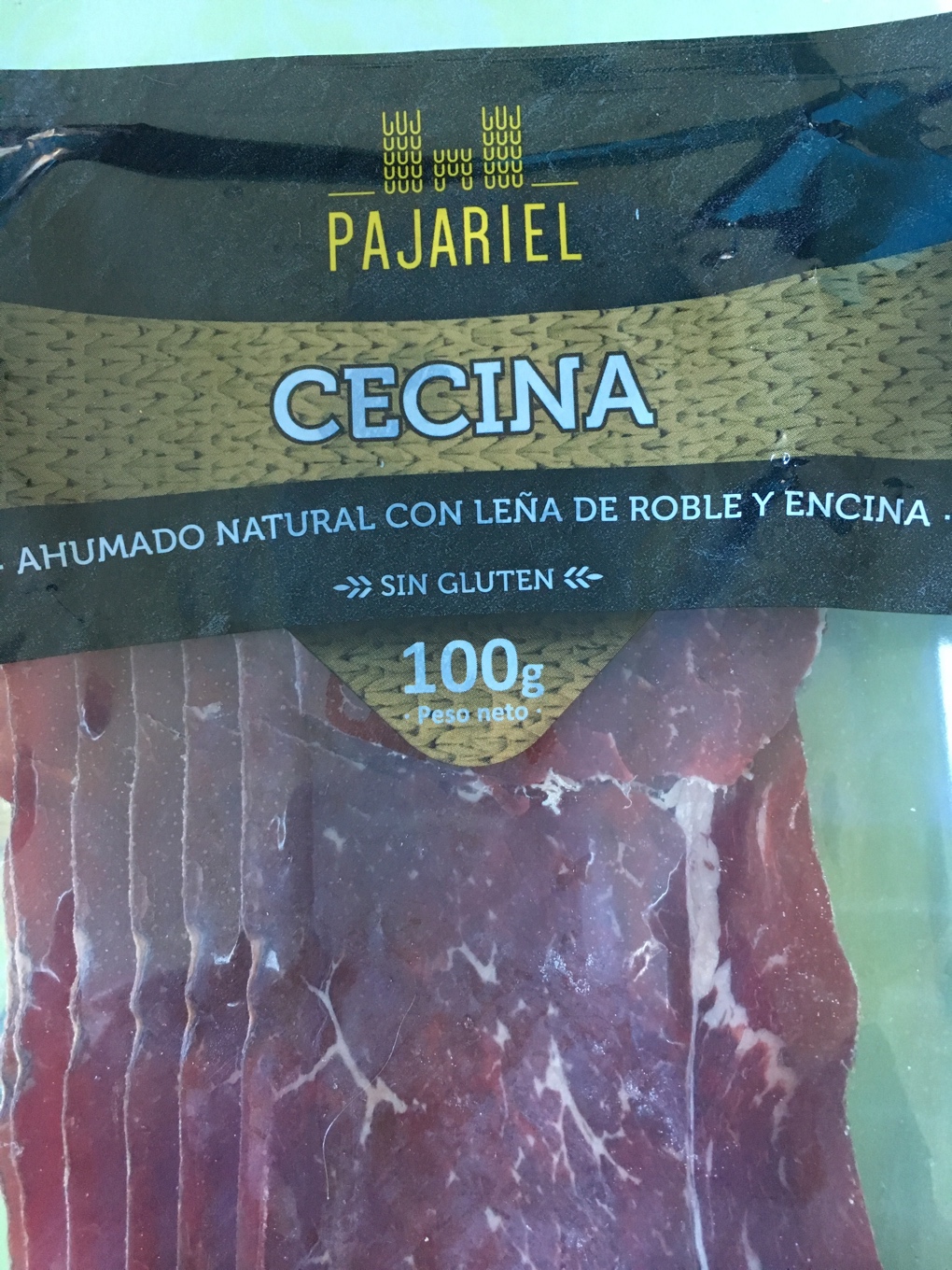 Cecina ahumada en lonchas