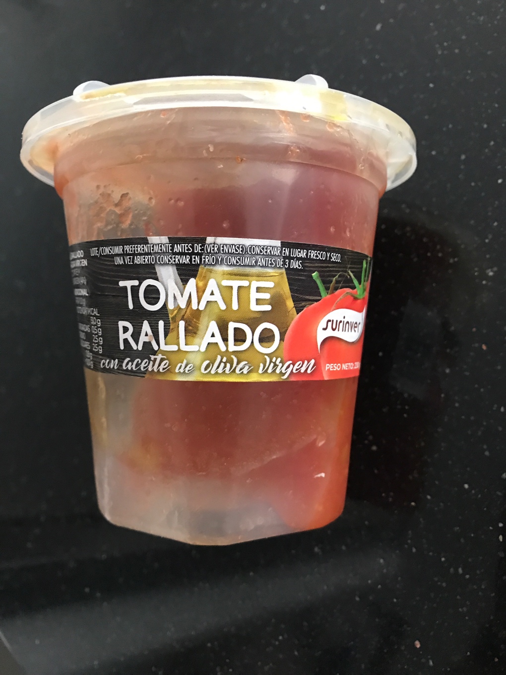 Tomate rallado en aceite de oliva 