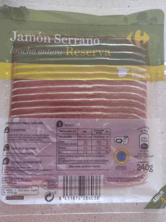 Jamón serrano Jamón serrano