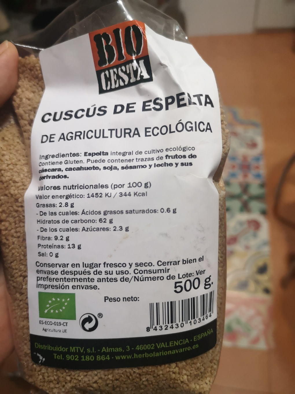 Cuscús de espelta