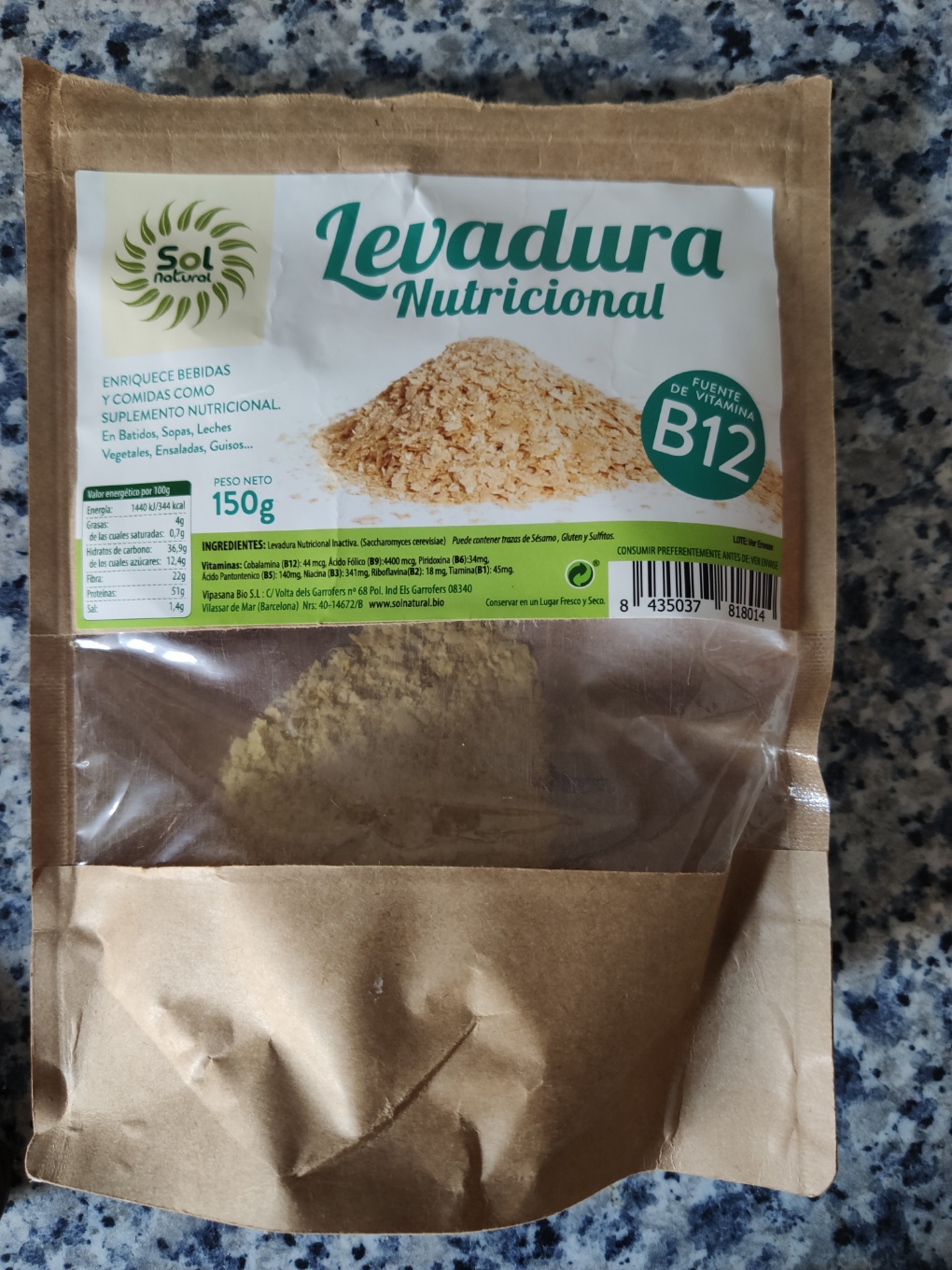 Levadura nutricional