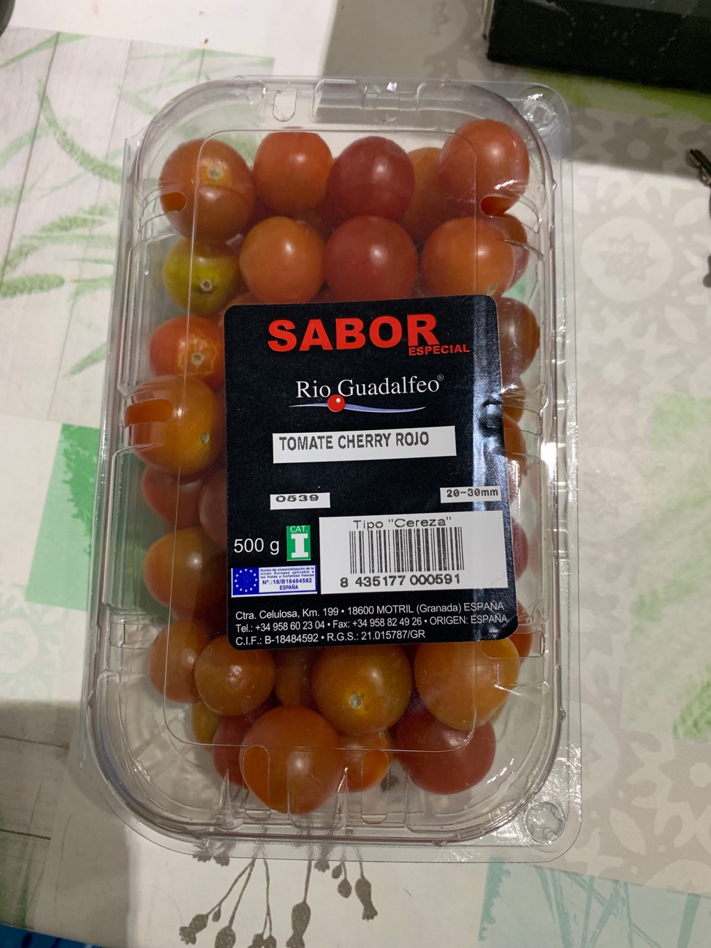 Tomate cherry sabor