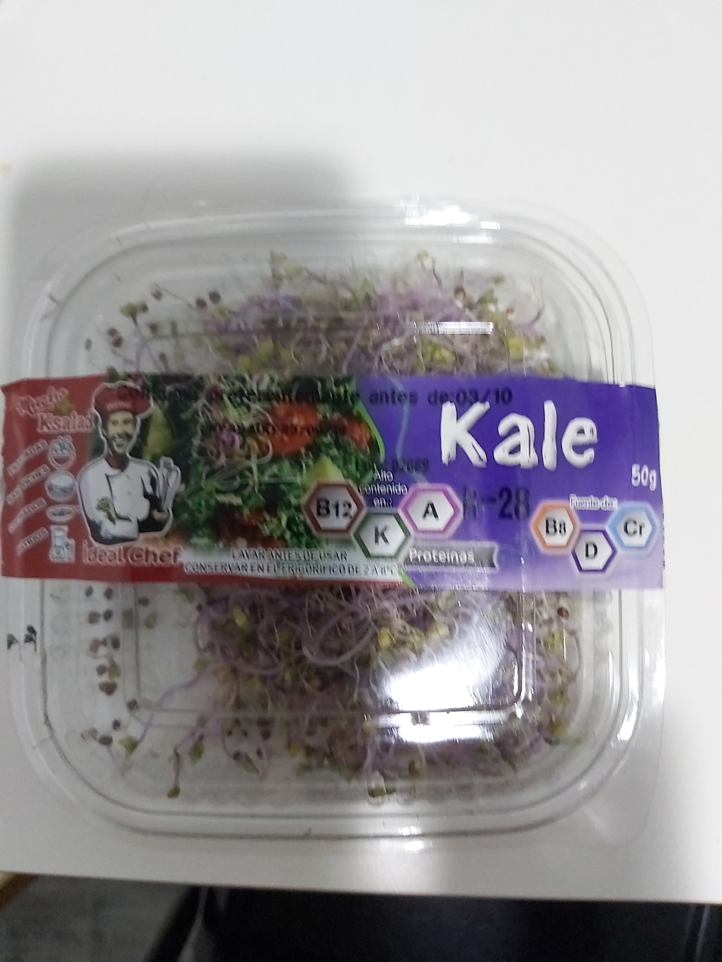 Germinado de kale