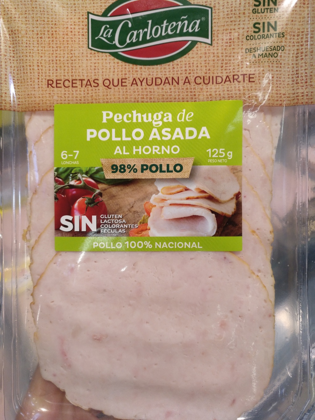 Pechuga de pollo asada 