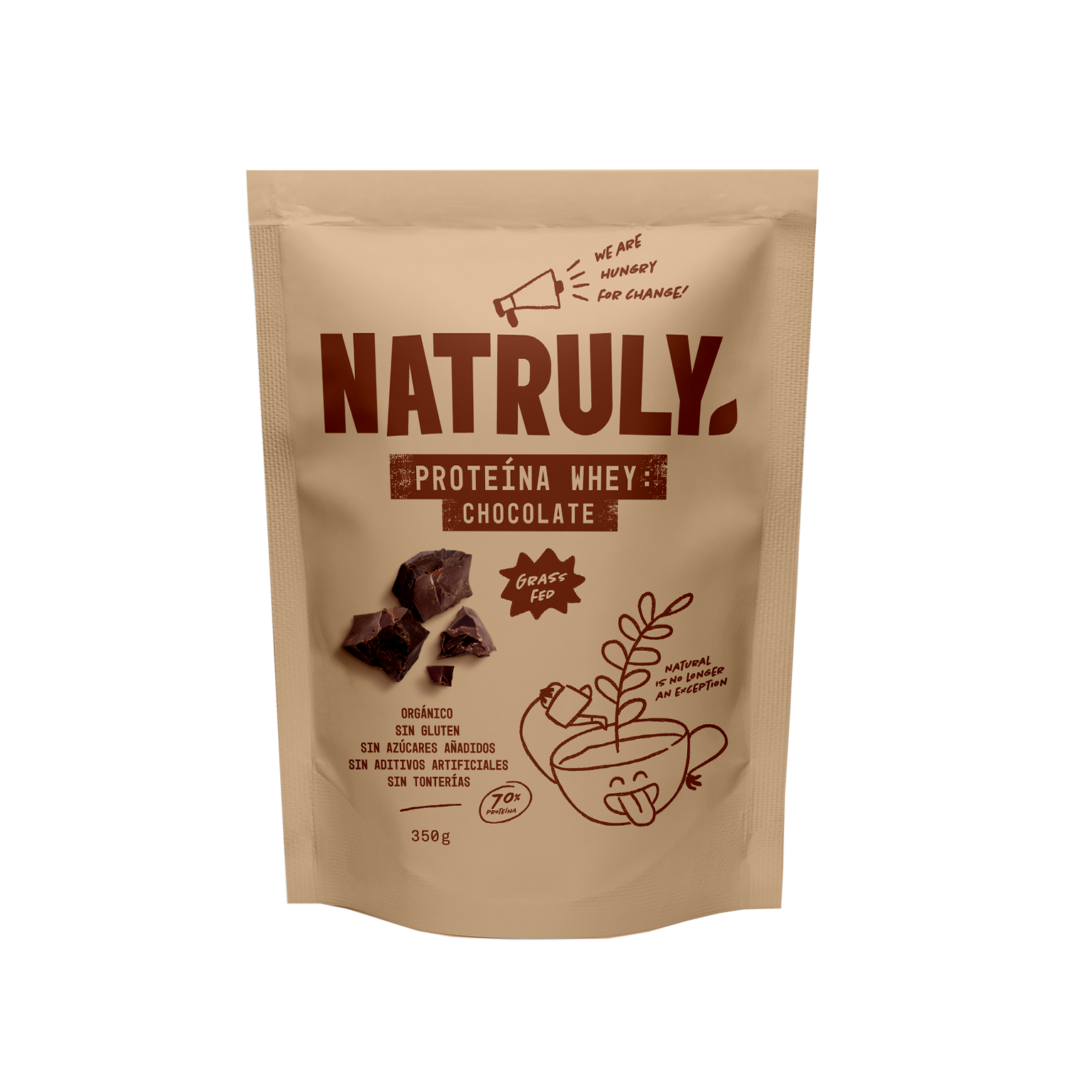 Natural proteína whey chocolate