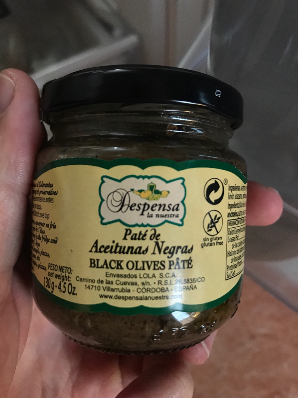 Paté de aceitunas negras