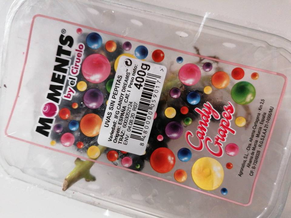 Uvas sin pepitas