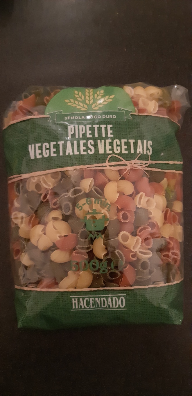 Pasta de Vegetales