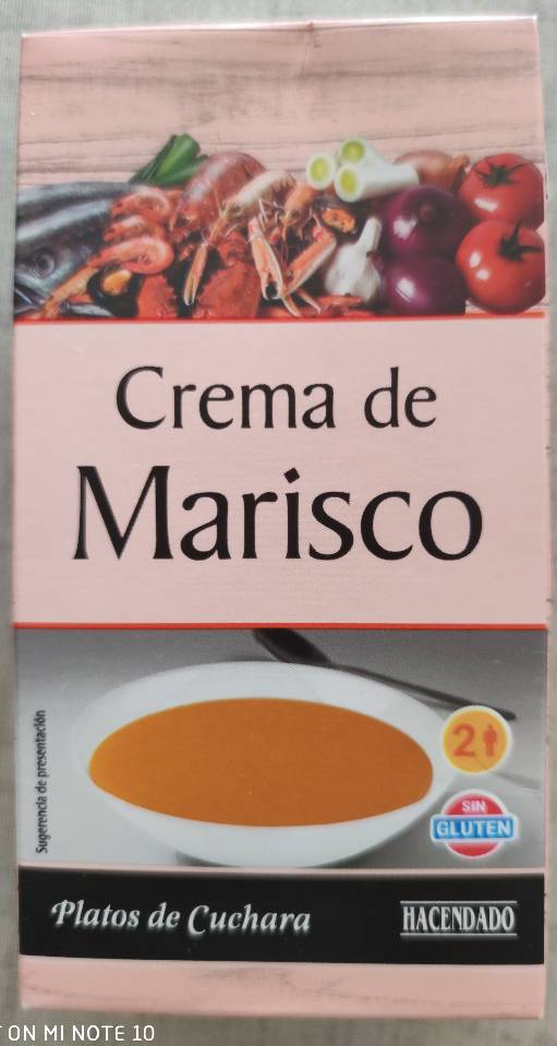 Crema de marisco