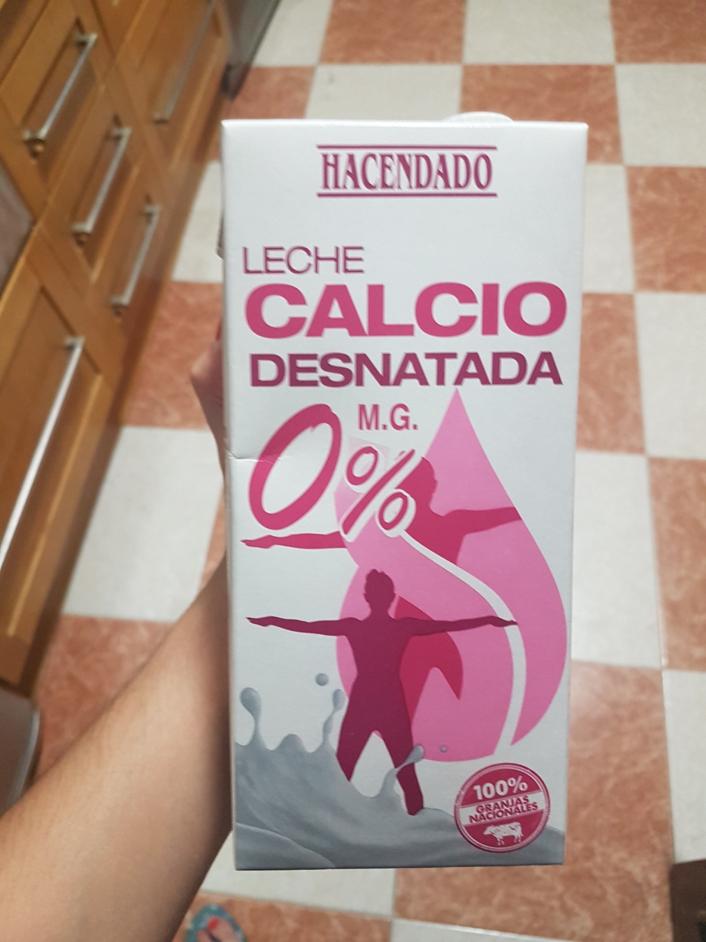 Leche calcio desnatada 0% M.G.