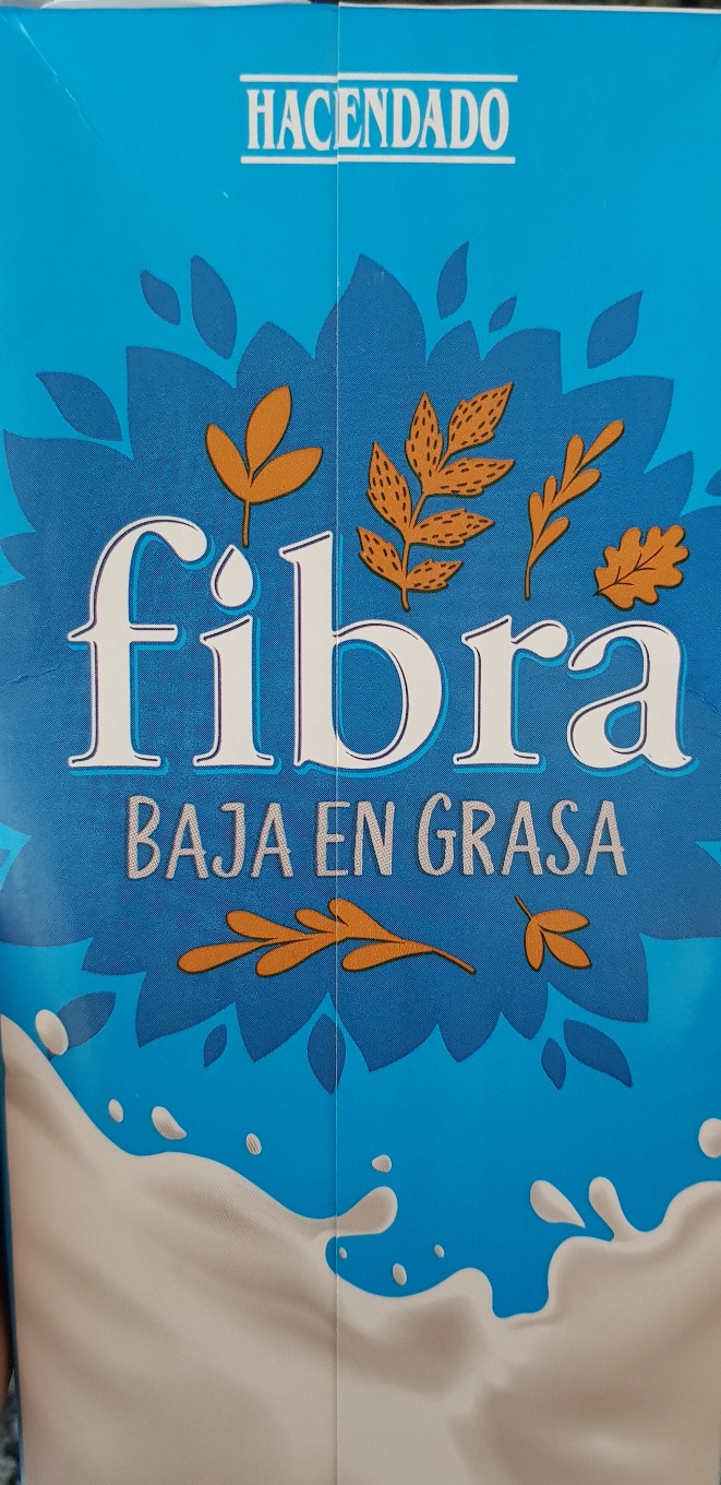 Leche con fibra