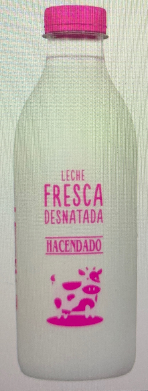 Leche fresca desnatada