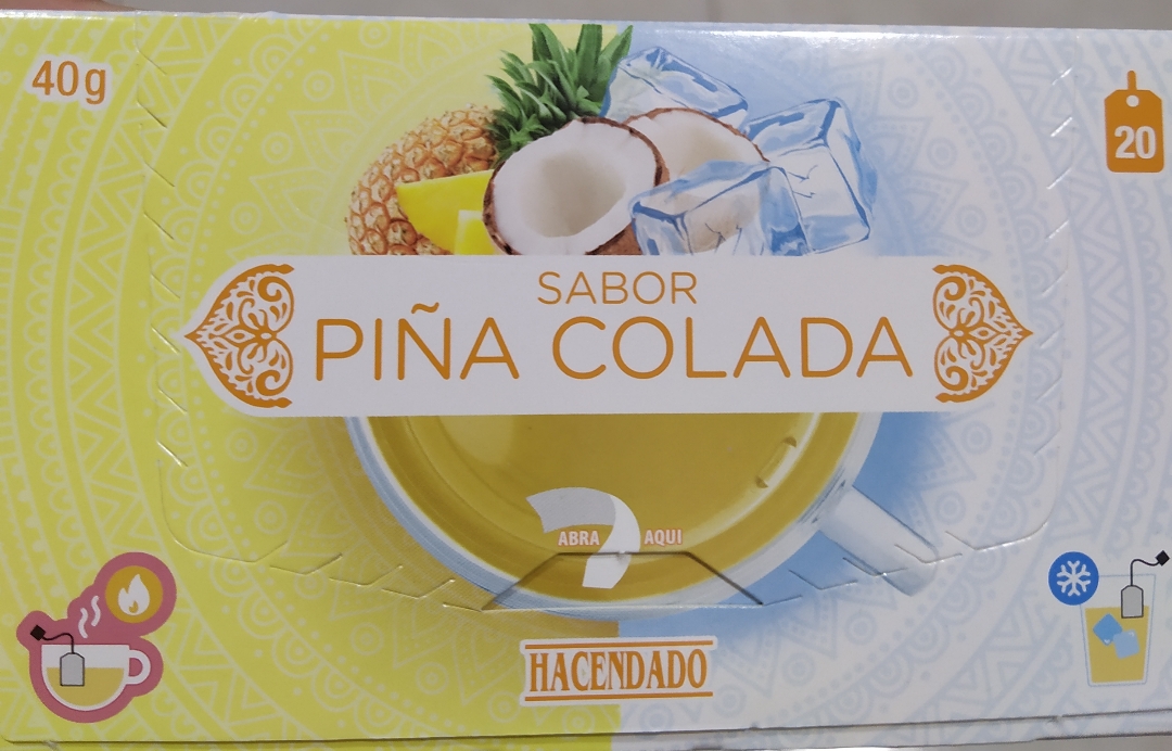 Infusión sabor piña colada Infusión sabor piña colada