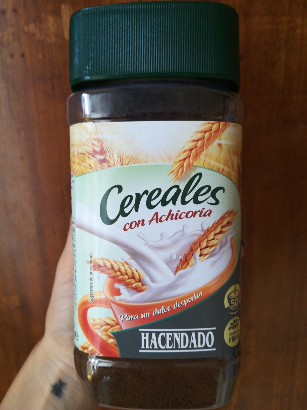 Extracto soluble de cereales tostados, malta y achicoria