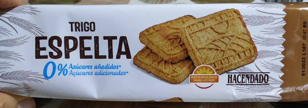 Galletas de trigo espelta 0% azúcares añadidos