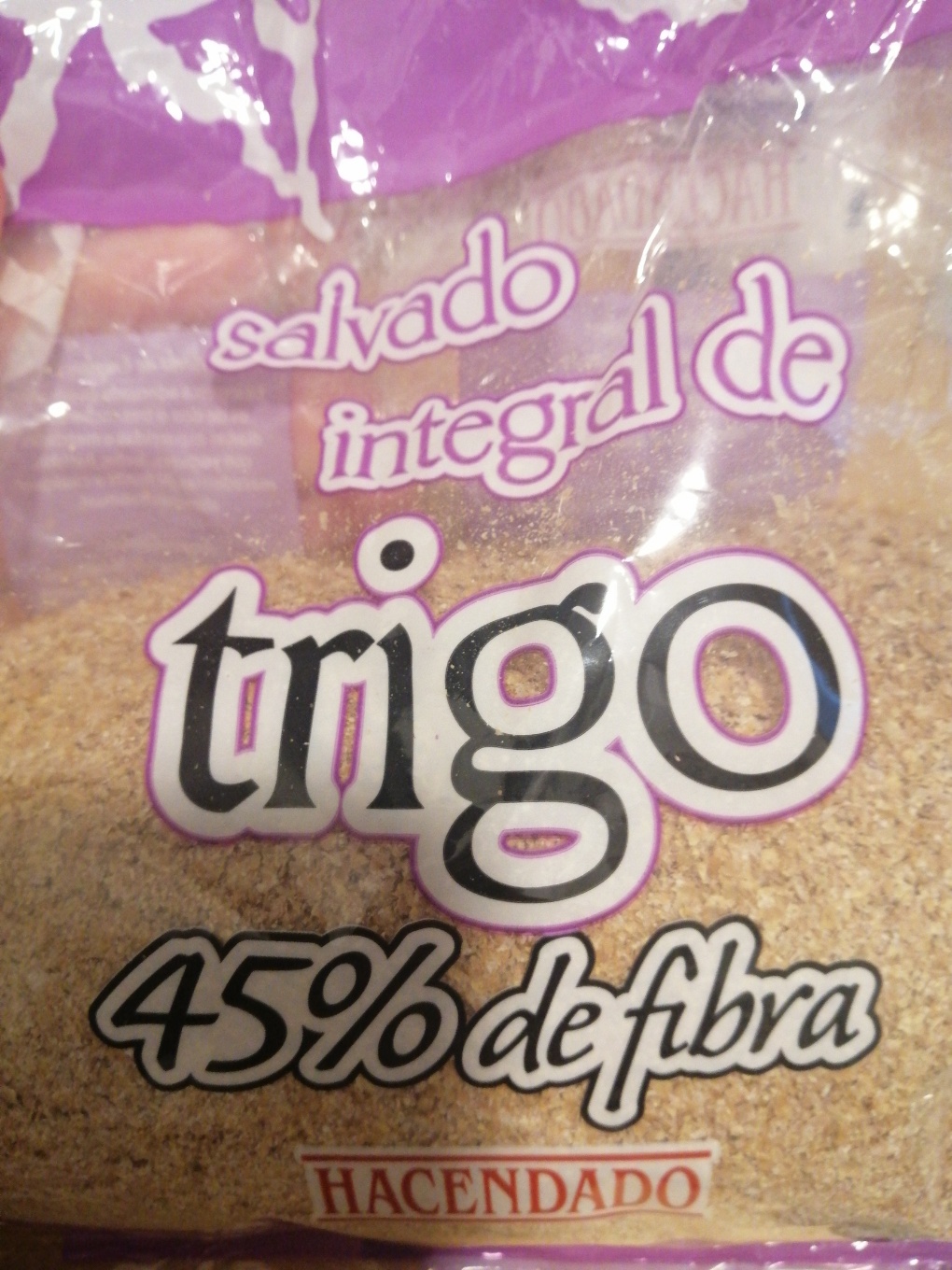 Salvado integral de trigo 45% de fibra