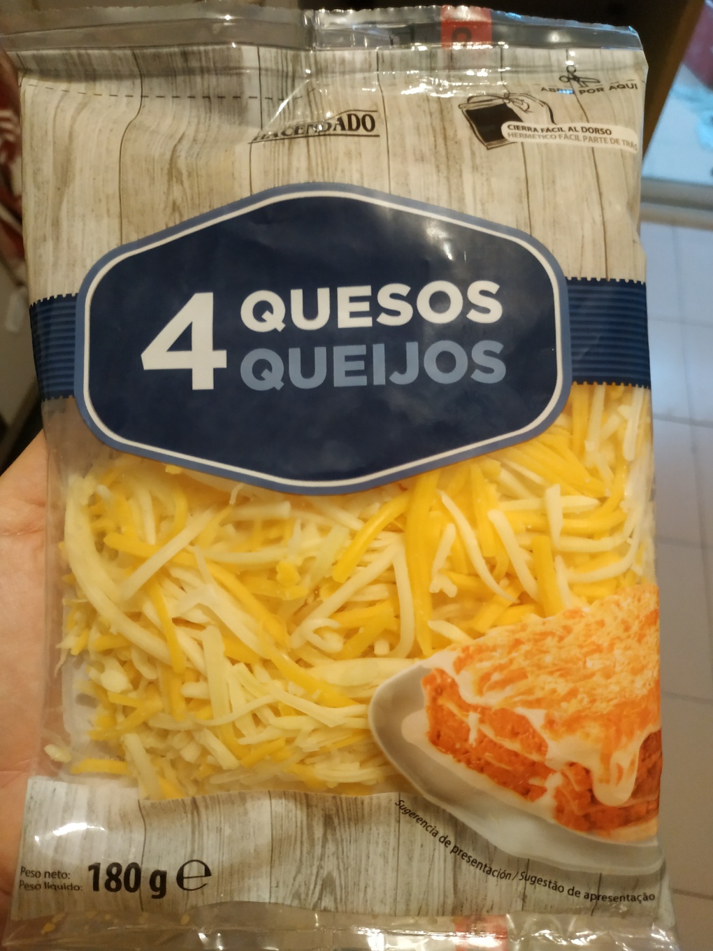 Queso rallado