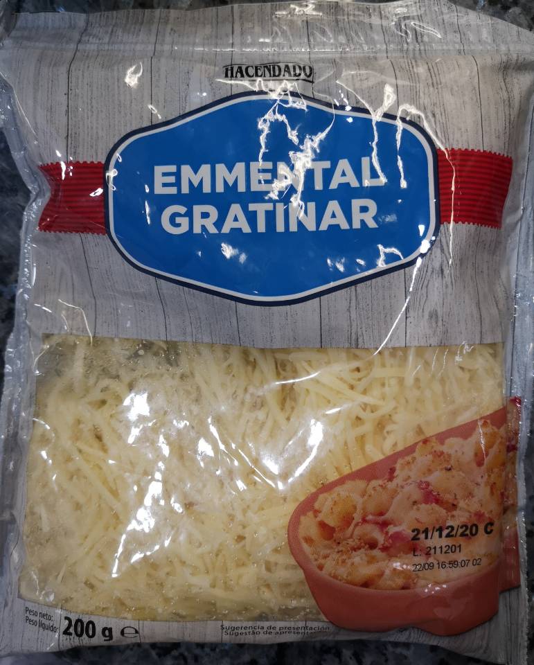 Queso emmental rallado Queso emmental rallado
