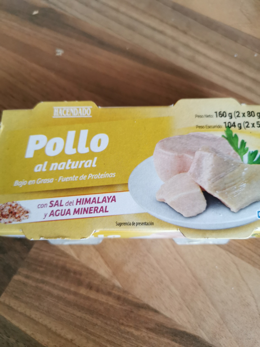 Pollo al natural