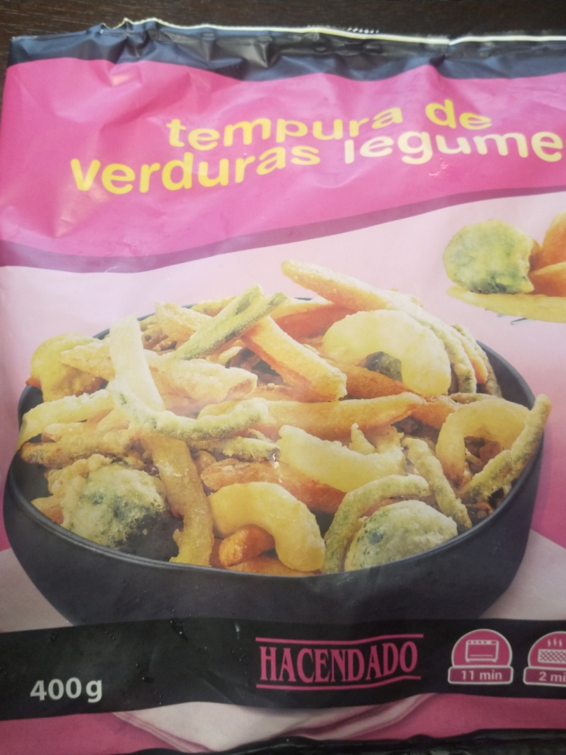 Tempura de verduras legumes