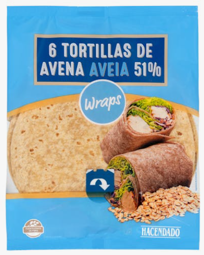 Tortillas de avena
