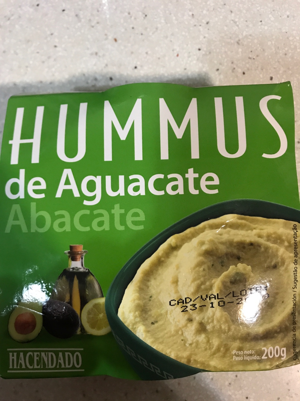 Hummus de aguacate