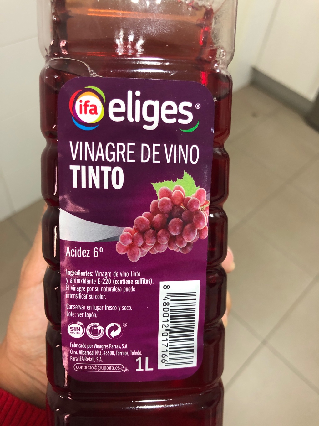 Vinagre de vino tinto