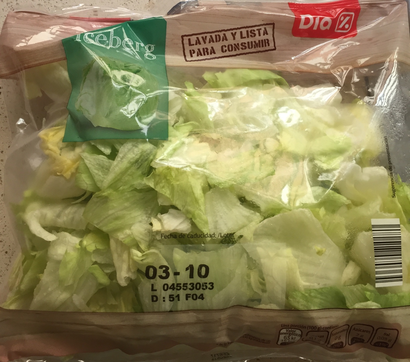 Lechuga iceberg