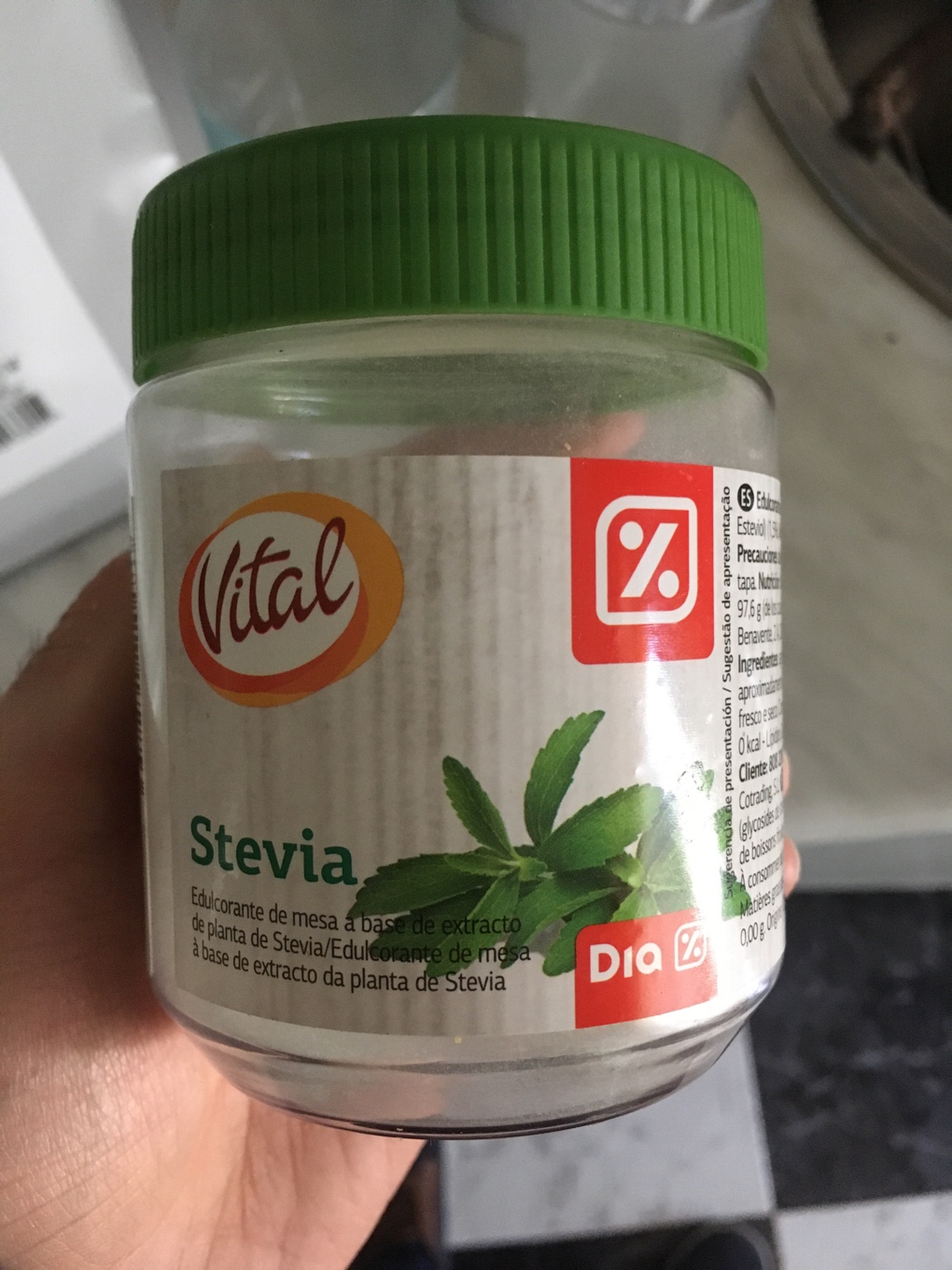 Edulcorante stevia
