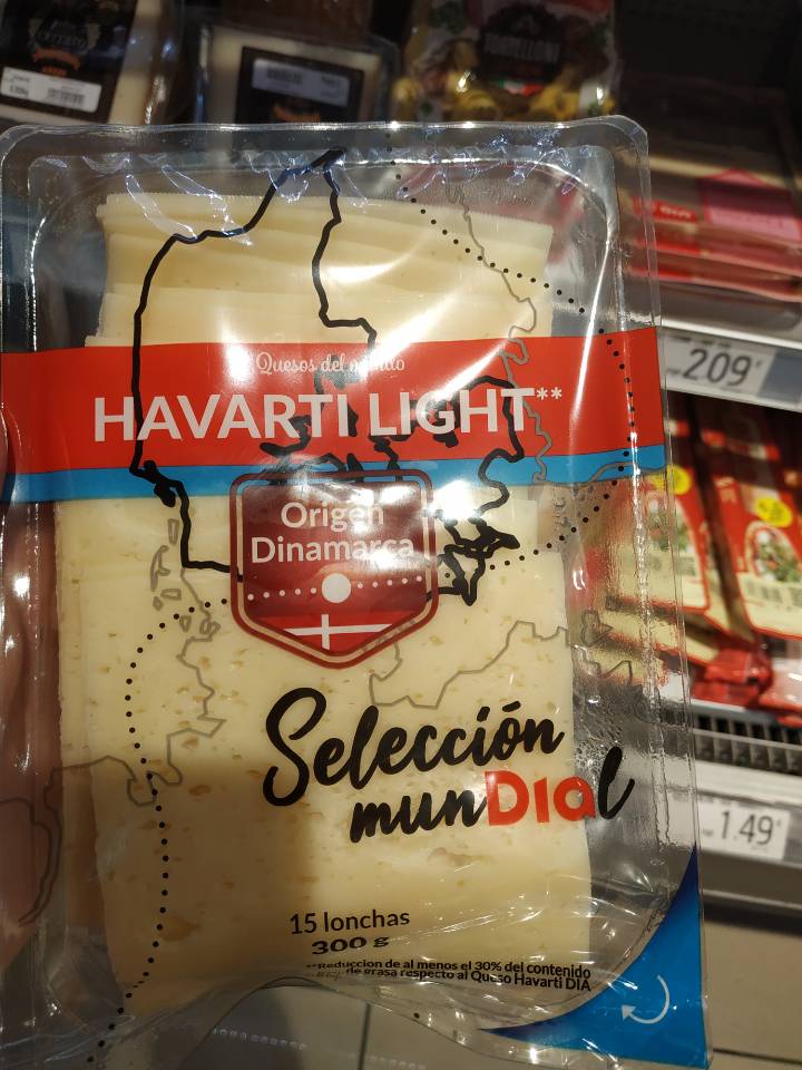 Queso havarti light Queso havarti light